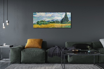 Acrylic print Prairie cypress art