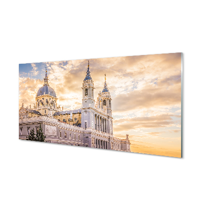 Acrylic print Spain cathedral sunset