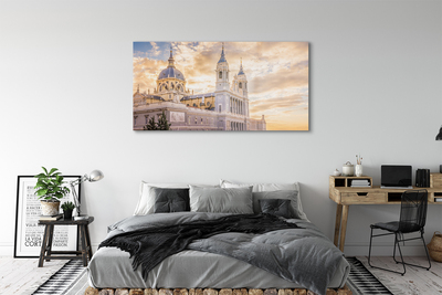 Acrylic print Spain cathedral sunset