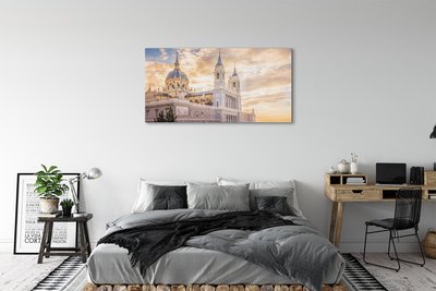 Acrylic print Spain cathedral sunset