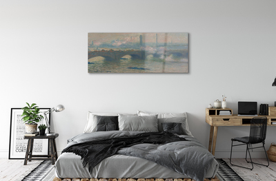 Acrylic print Landscape painted art