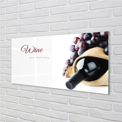 Acrylic print Grape wine