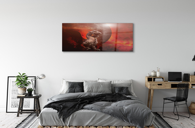 Acrylic print Fire dragon