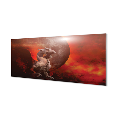 Acrylic print Fire dragon