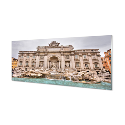 Acrylic print Rome fountain basilica