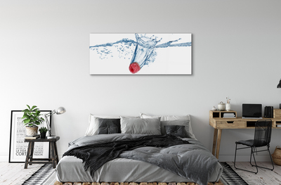 Acrylic print Raspberry juice