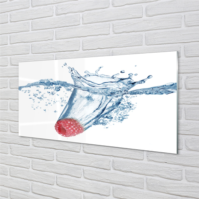 Acrylic print Raspberry juice