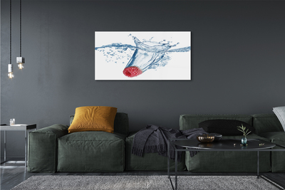 Acrylic print Raspberry juice