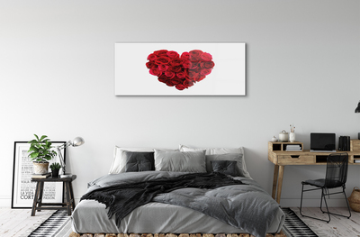 Acrylic print Heart of roses