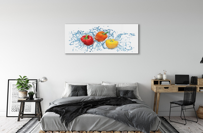 Acrylic print Pepper water