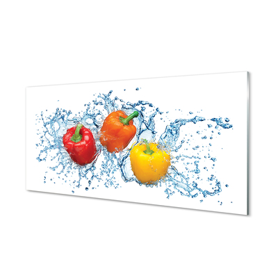 Acrylic print Pepper water