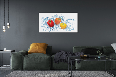 Acrylic print Pepper water