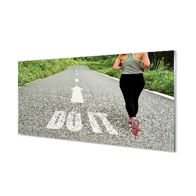 Acrylic print Woman route