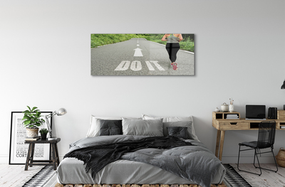 Acrylic print Woman route