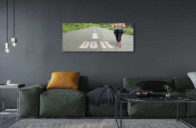 Acrylic print Woman route