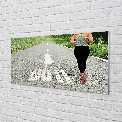 Acrylic print Woman route