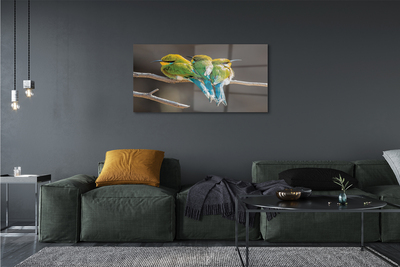 Acrylic print Birds on a branch