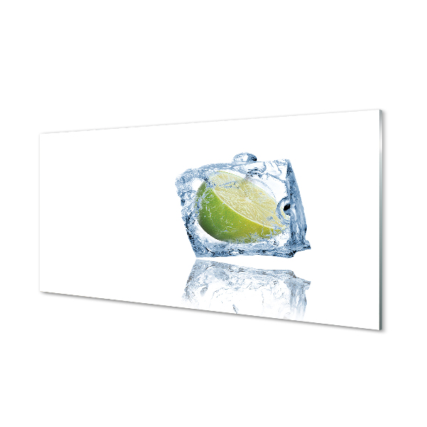 Acrylic print Lime ice