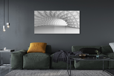 Acrylic print The tunnel cones