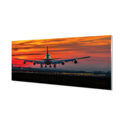 Acrylic print West aircraft clouds