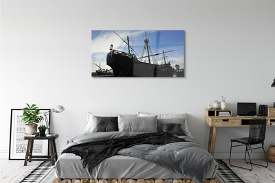 Acrylic print The ship of the sky