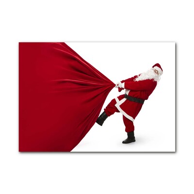 Acrylic Print Holy Father Christmas Gifts