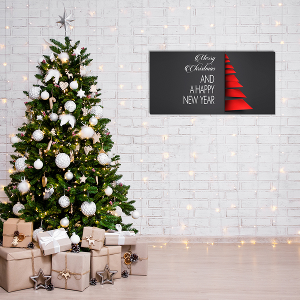 Acrylic Print Abstraction Christmas Tree Decoration