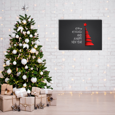 Acrylic Print Abstraction Christmas Tree Decoration