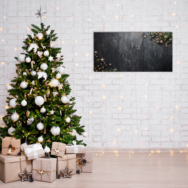 Acrylic Print Christmas tree decorations Christmas Star