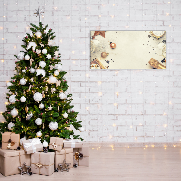 Acrylic Print Christmas Baubles