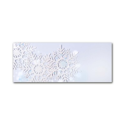 Acrylic Print Snowflakes Winter Snow