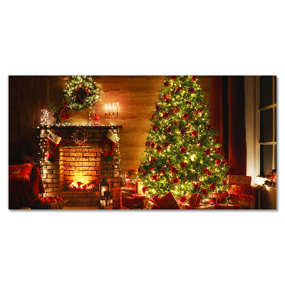 Plexiglas® Wall Art Christmas Fireplace Christmas Gift