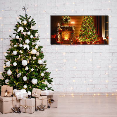 Plexiglas® Wall Art Christmas Fireplace Christmas Gift