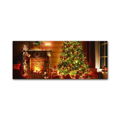 Plexiglas® Wall Art Christmas Fireplace Christmas Gift