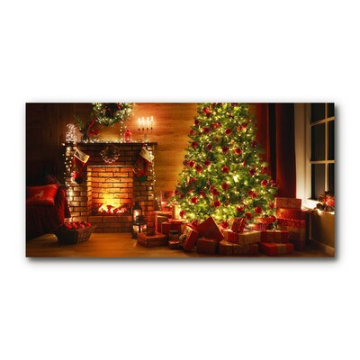 Plexiglas® Wall Art Christmas Fireplace Christmas Gift