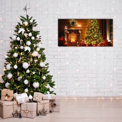 Plexiglas® Wall Art Christmas Fireplace Christmas Gift