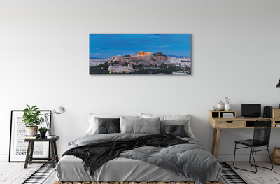 Canvas print Greece panorama of athens