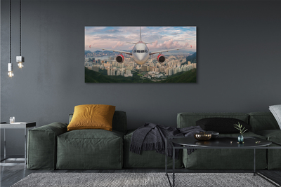 Canvas print Top-map