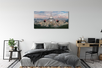 Canvas print Top-map