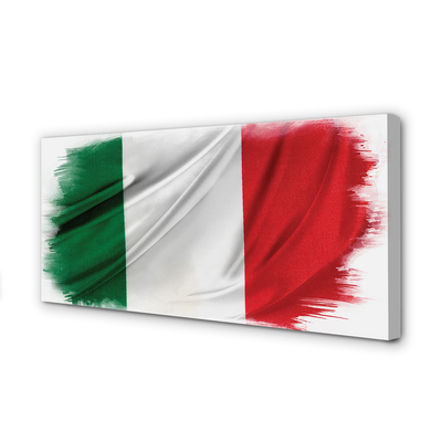 Canvas print Flag of italy