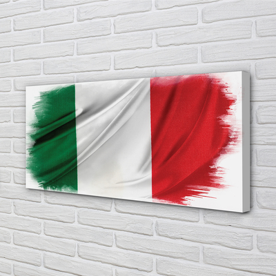 Canvas print Flag of italy