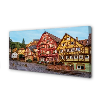Canvas print Germany bayern old town