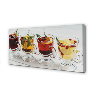 Canvas print Fruit herbal winter