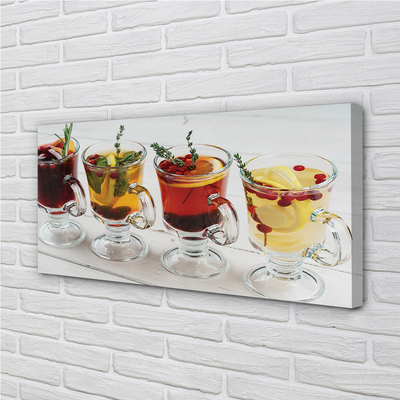 Canvas print Fruit herbal winter