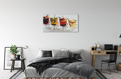 Canvas print Fruit herbal winter