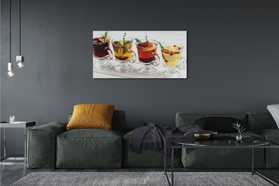 Canvas print Fruit herbal winter