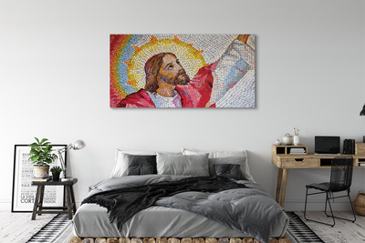 Canvas print Jesus mosaic