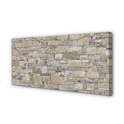 Canvas print Wall stone wall