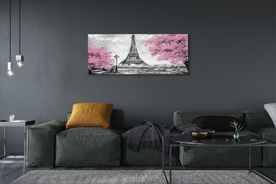 Canvas print Paris spring tree