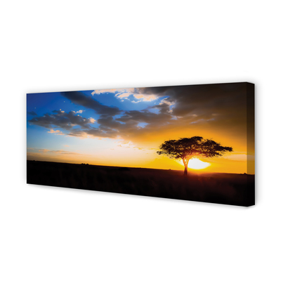Canvas print Tree clouds
